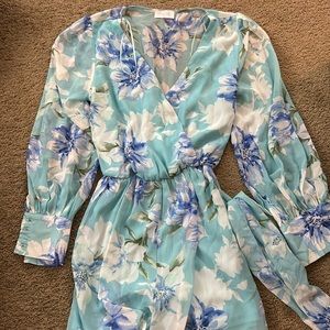 Pink Lily Romper